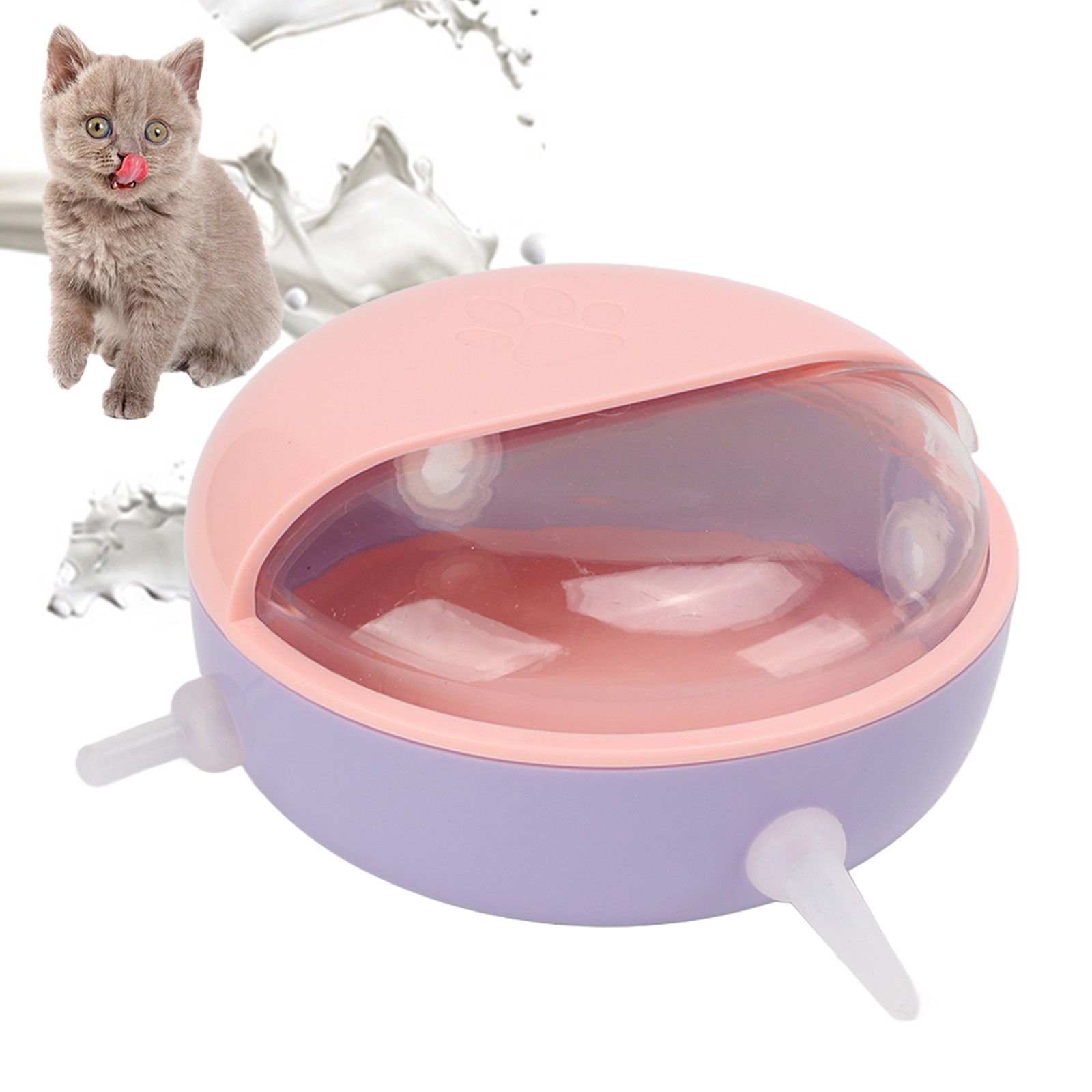 Puppy Milk Feeder Biodegradable Safe Silicone For Small Pets Easy To Use