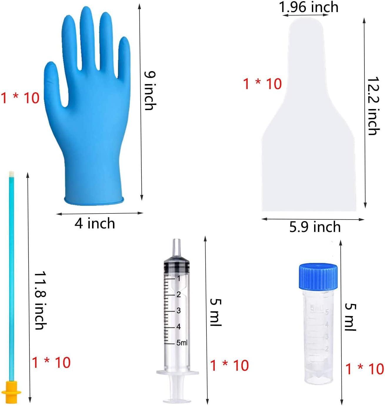 10 Set AI Artificial Insemination Dog Breeding Kit, Canine Breeding Kit, Dog