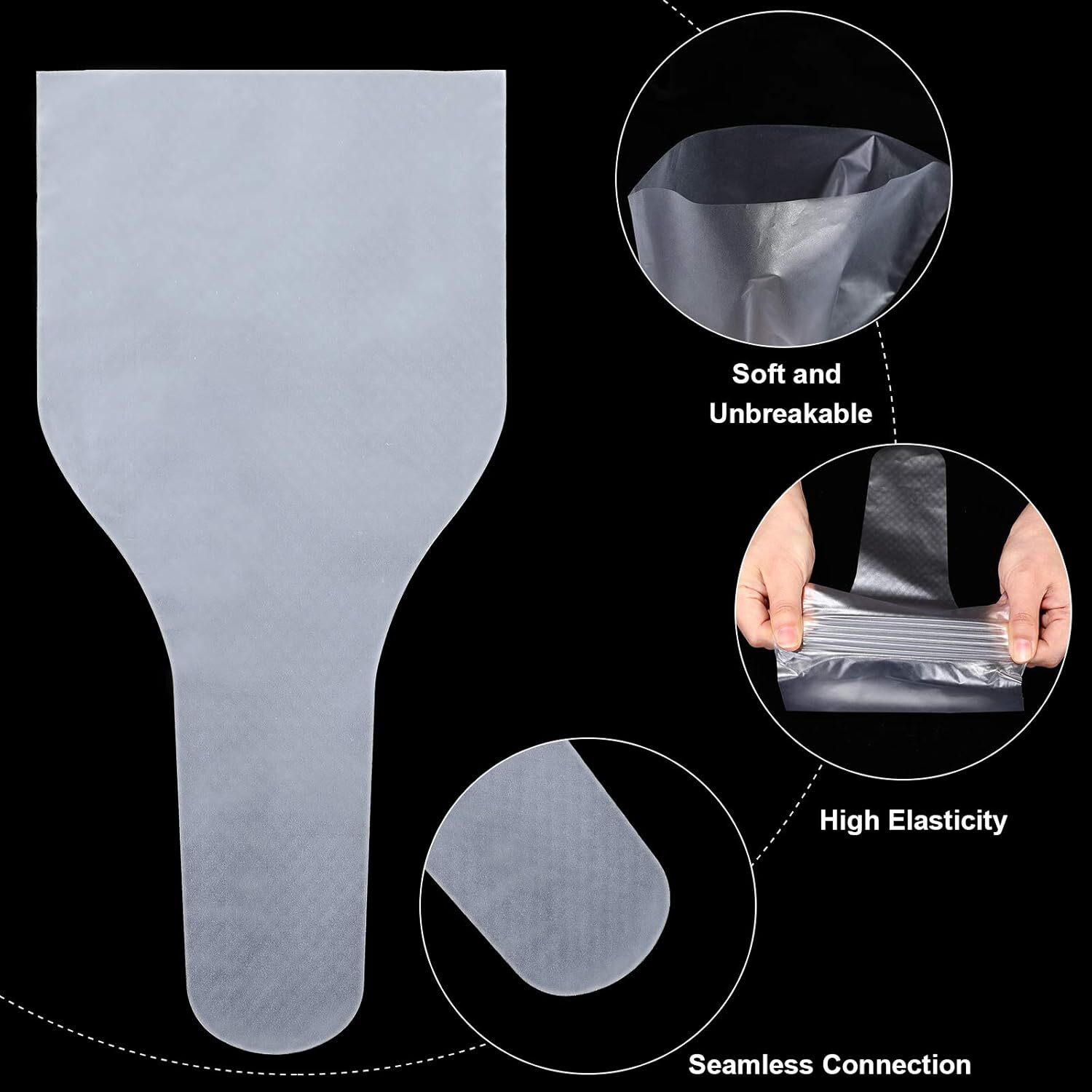 100 Pieces Canine Semen Collection Cones Disposable Semen Collection Bag for Dog