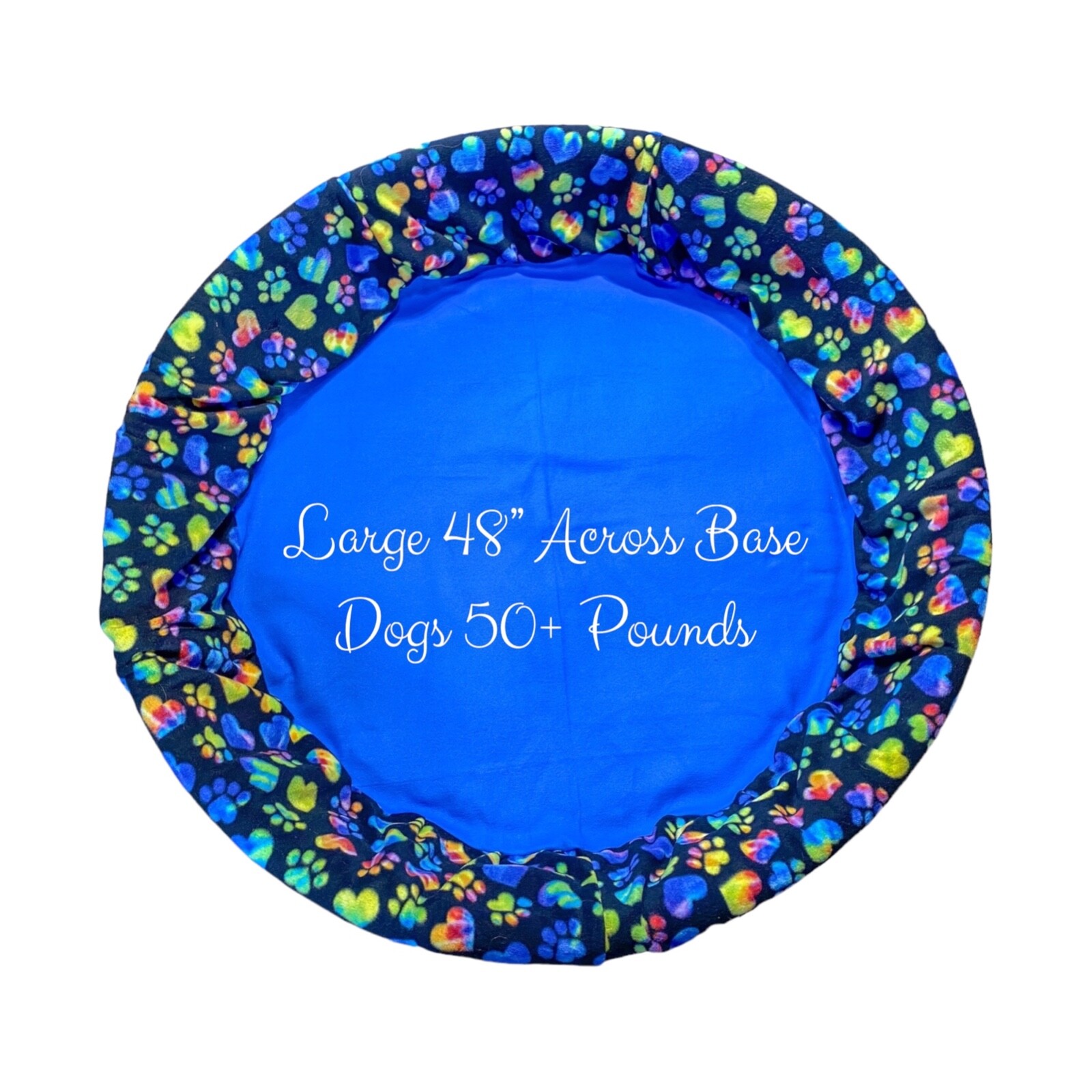 Large Fleece Whelping Kiddie Pool Liner for Dogs 50+ Pounds