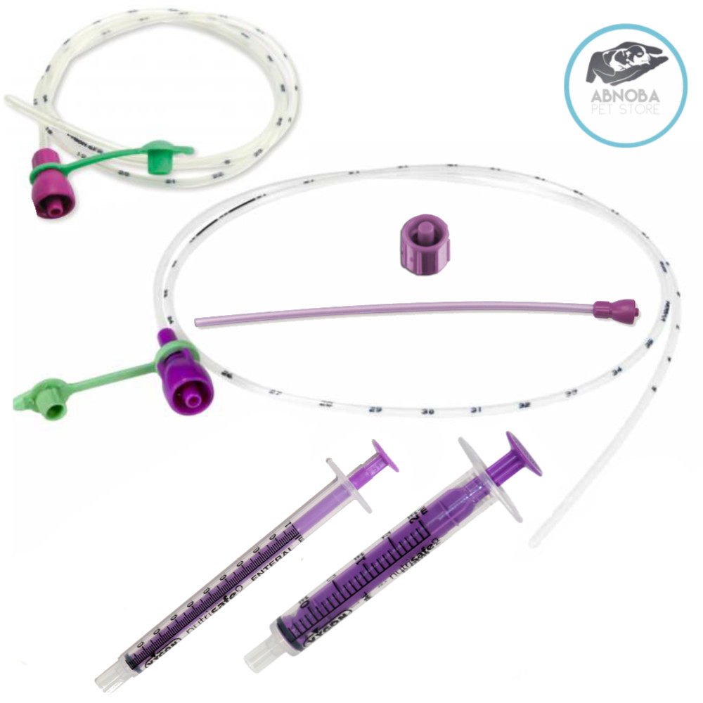 Sterile Tube Feeding Kit Milk Syringes Whelping Pup Kitten Sml Animal 4 5 6 8 Fr
