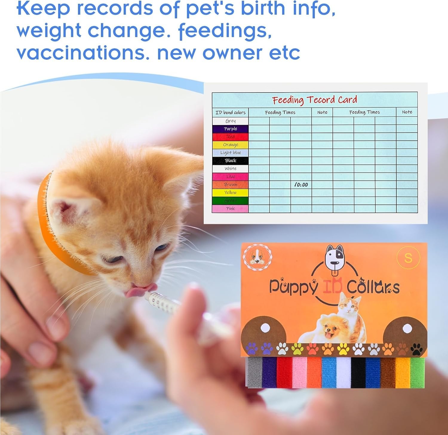 Puppy Kitten Whelping Kit,Birthing Supplies for Newborn Puppies and Kittens…