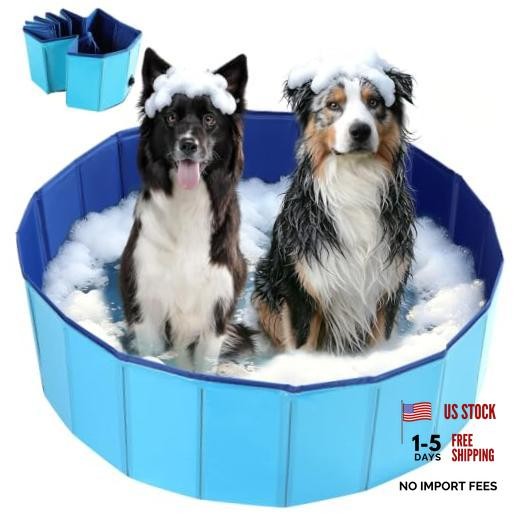 Portable Whelping Box for Puppies—32″x8″—Dog Birthing—32″ Dia. x 8″ H