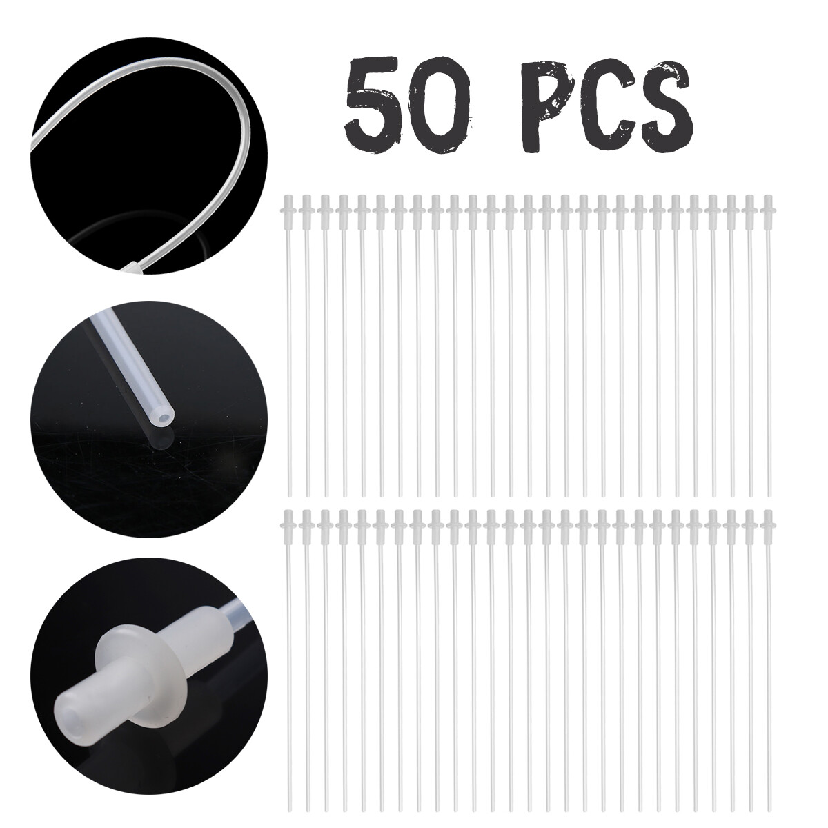 50-100pcs Disposable Artificial Insemination Rods Tube For Dog Goat Sheep Breed