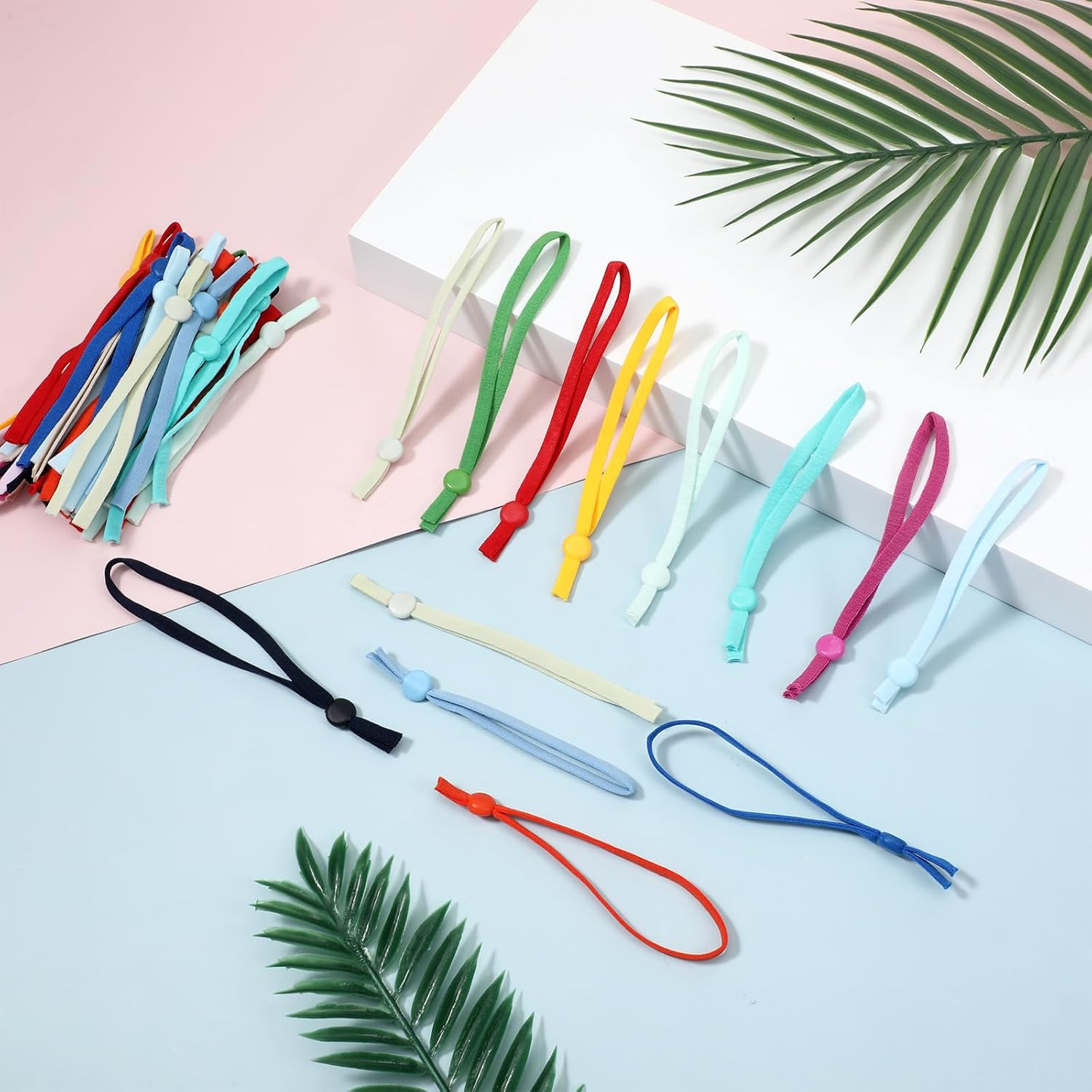 75Pcs Stretchy Puppy Collars for Litter Colored Whelping Identification Bands fo