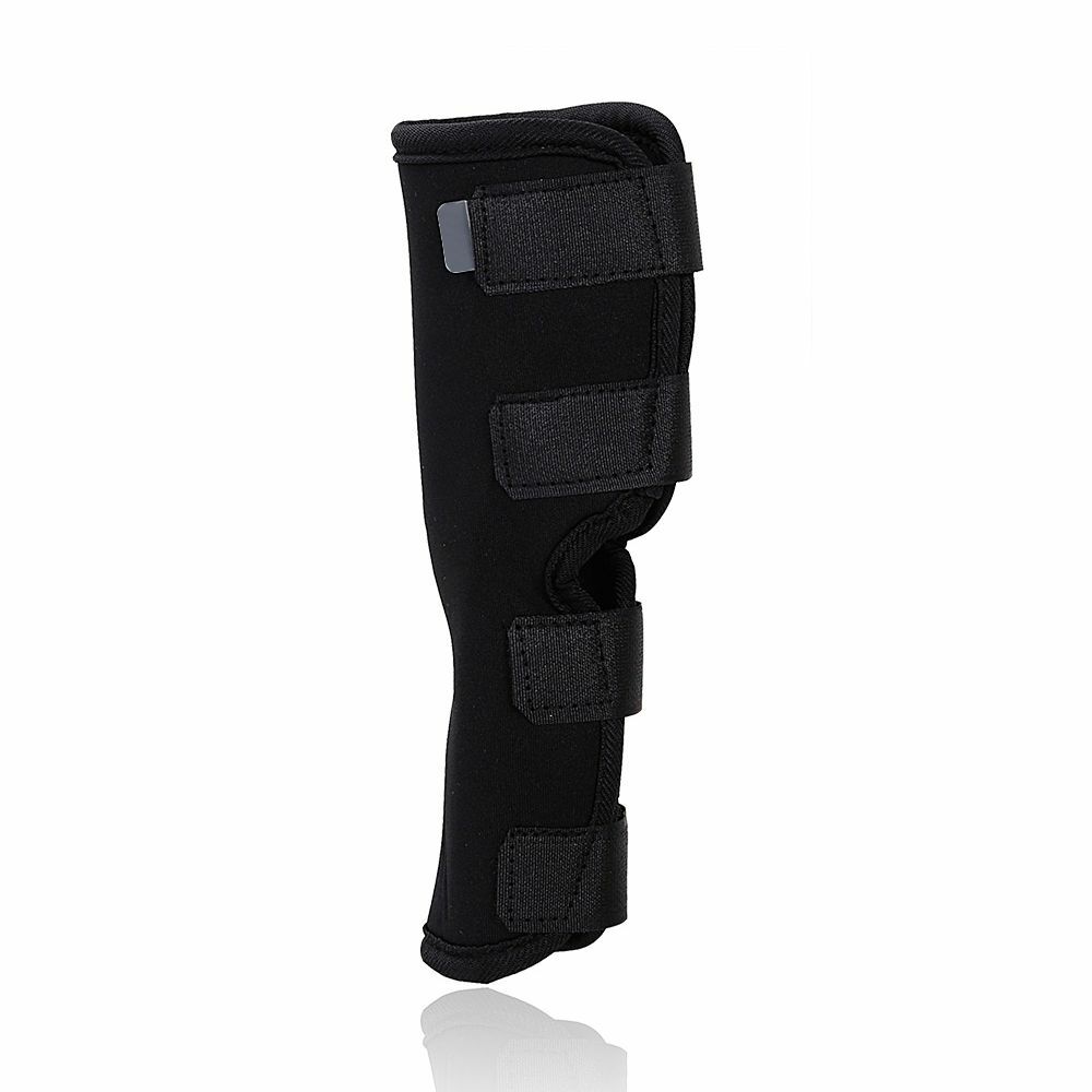 PP Pet Dog Leg Recovery Bandage Soft Elastic Wound Protection Black Brace Cover