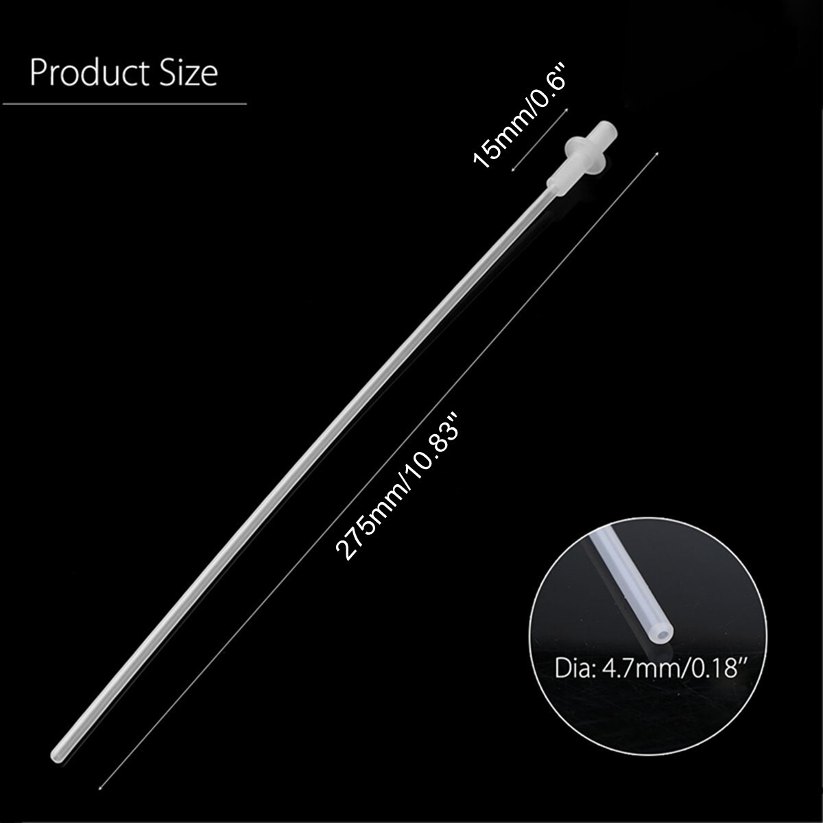 50-100pcs Disposable Artificial Insemination Rods Tube For Dog Goat Sheep Breed