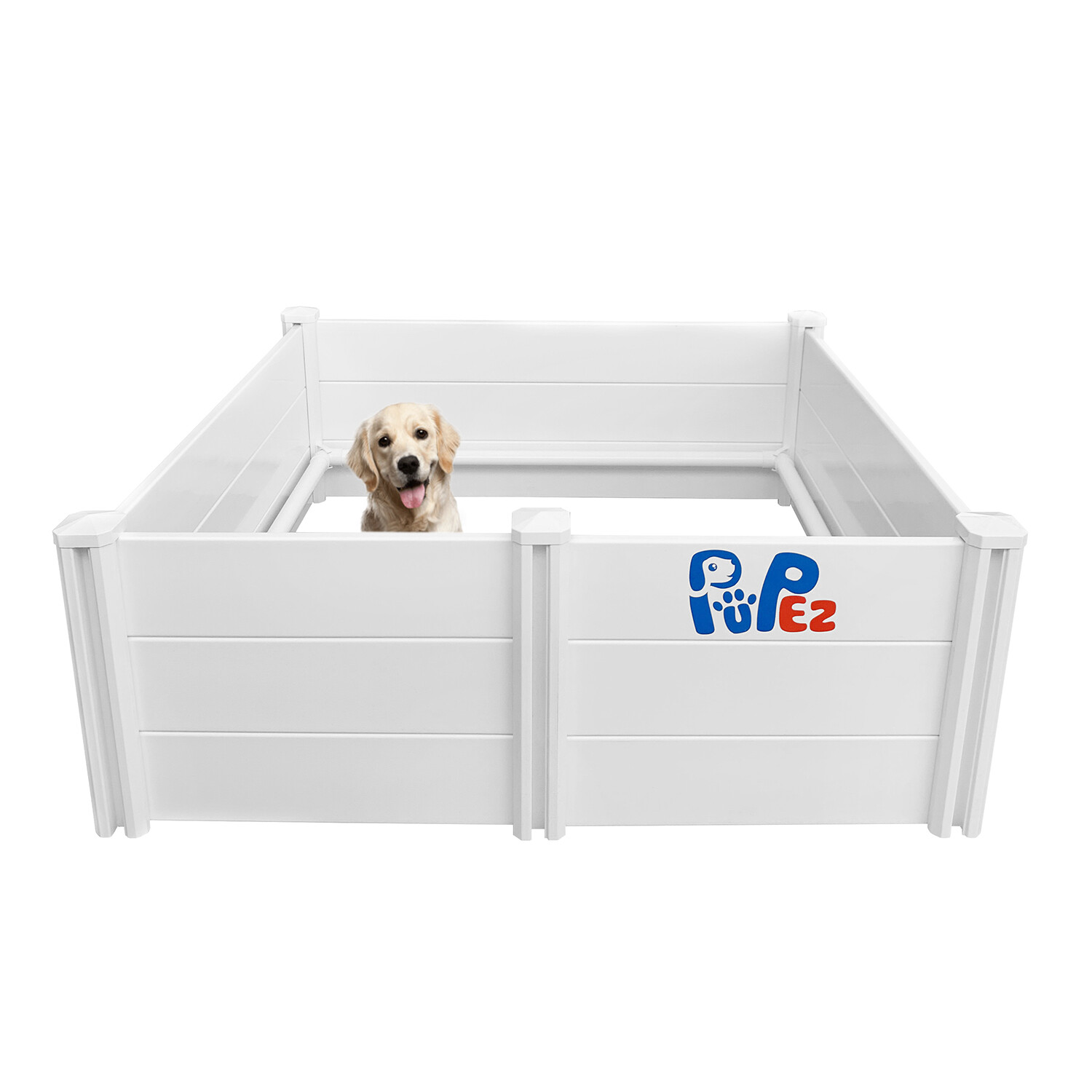 Whelping Box for Dog Breeding + *BONUS PUPPY RAIL* | ALL BREEDS | 48″x48″x18″