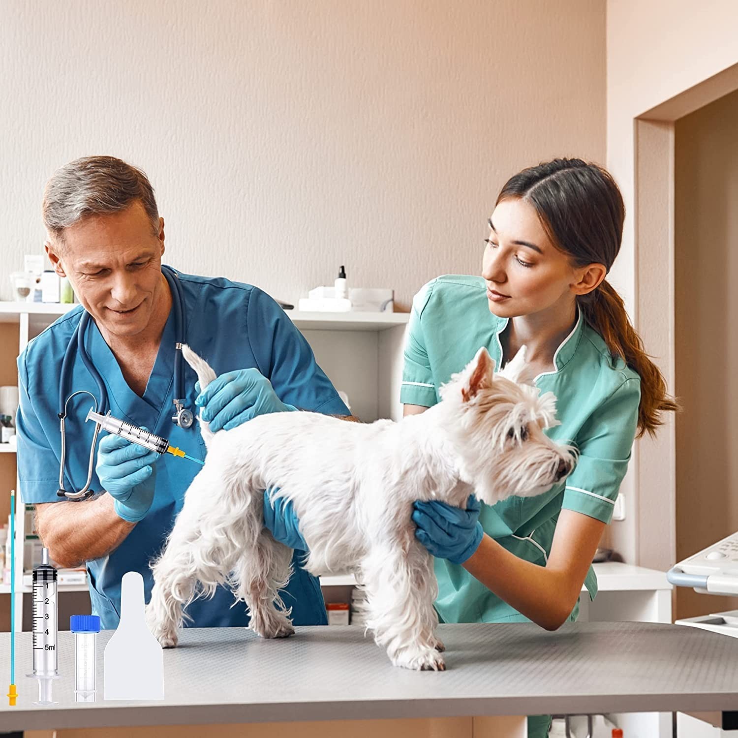 15 Set Dog Breeding Kit – AI Artificial Insemination Supplies for Large Breeds