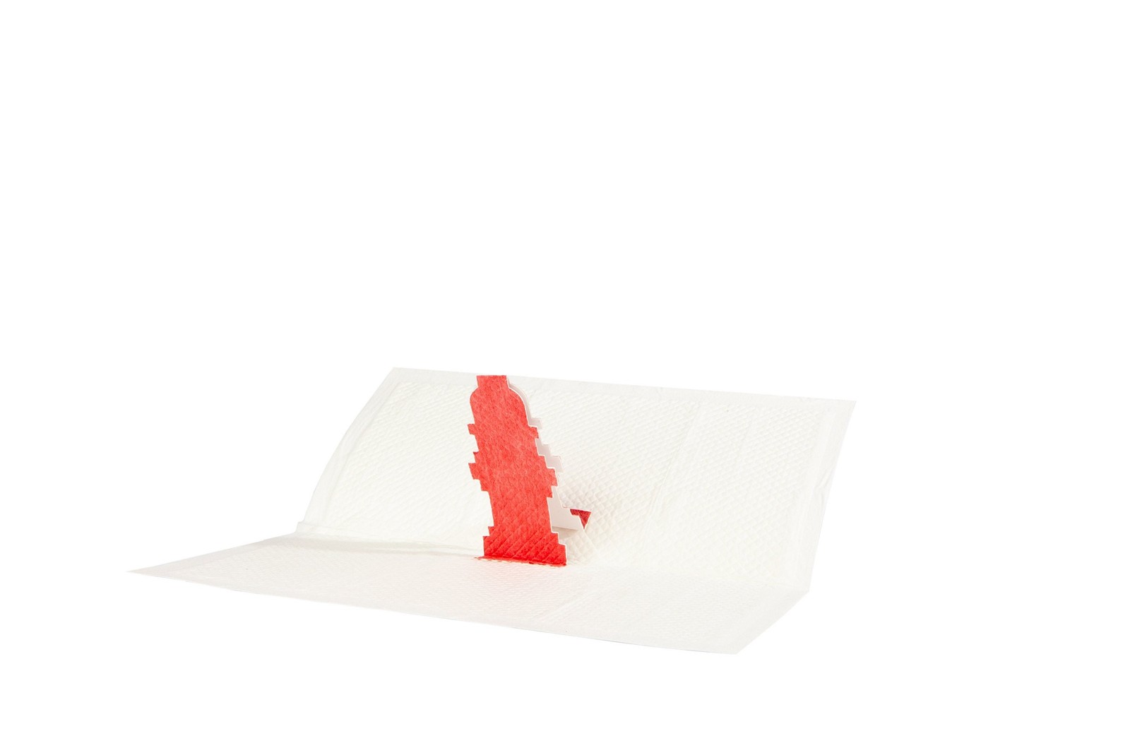 Pop-Up Pee Pad, Male Dog Puppy Pads with Hydrant Target, 50 Pads/Box 50 Pack