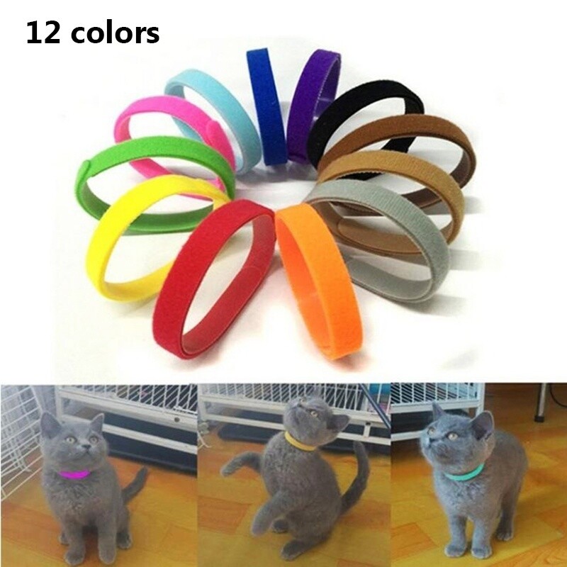 12 Whelping ID Collars Newborn Puppy & Kitten Identification Bands Breeder Nylon