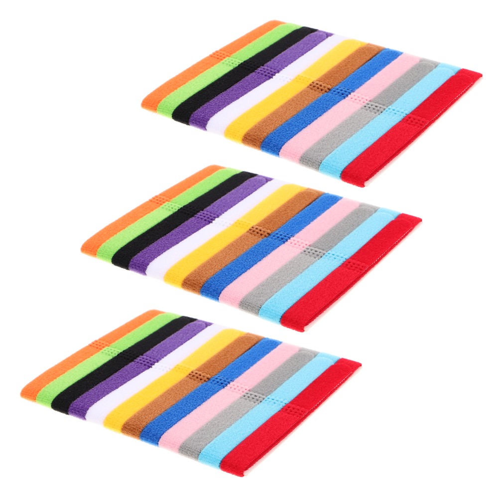 3Pcs Nylon Newborn Puppy Collar Adjustable Identification Bands For Small Dogs