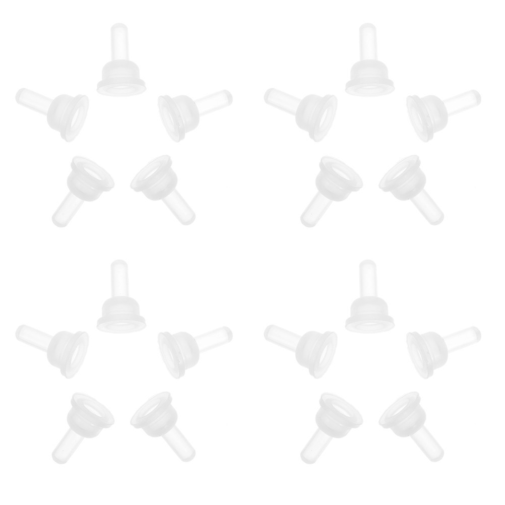 40Pcs Reusable Silicone Pet Feeding Nipples Soft Safe Pacifiers for Small Pets