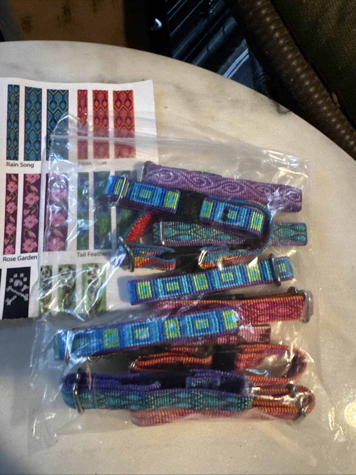 Lupine whelping collars Puppies 11 New Plus One Small 5-7” Asst Colors Breakaway