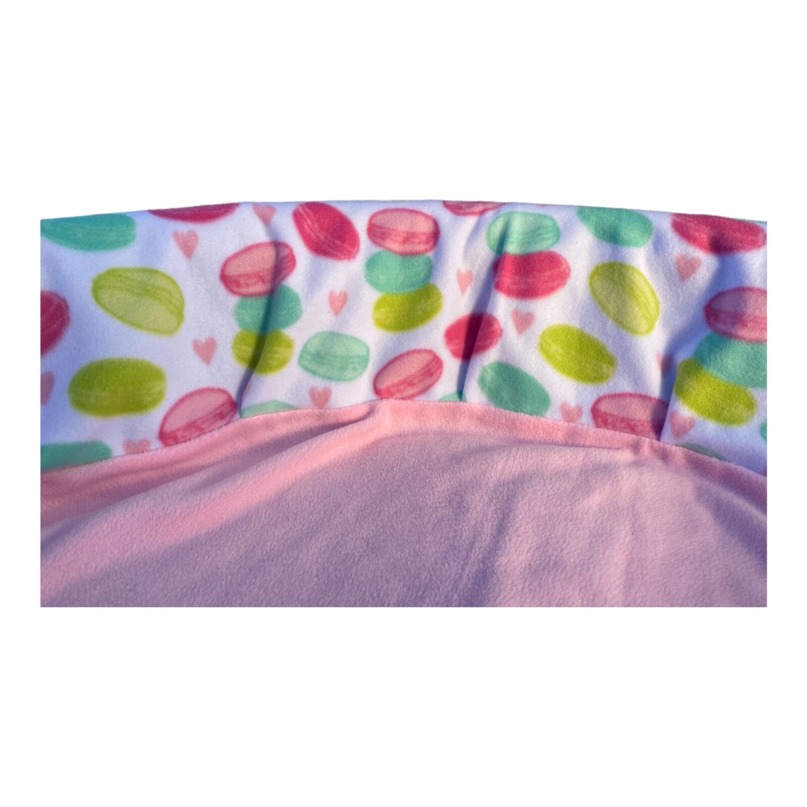 LARGE “Macaroons” Handmade Fleece Whelping Kiddie Pool Liner for Puppy Pen