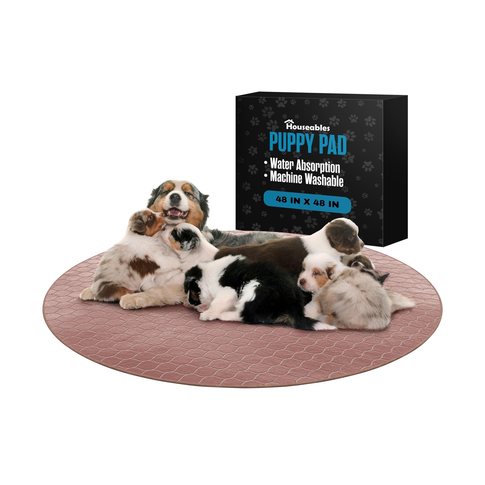 Houseables Whelping Pad, Whelping Mat, Washable Pee Pads for Do… USA FAST SHIP