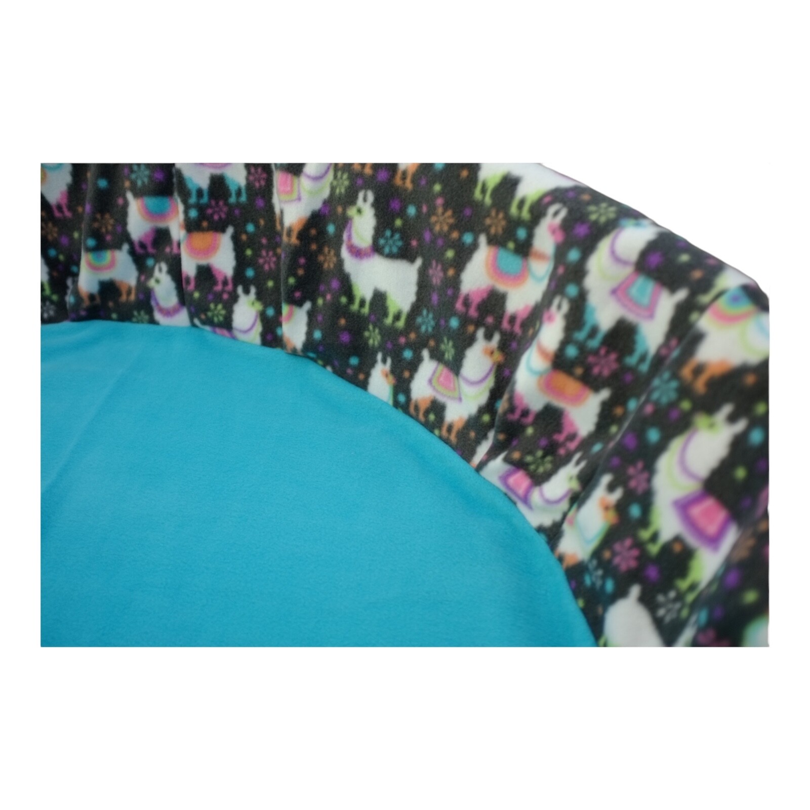LARGE “Llama” Handmade Fleece Whelping Kiddie Pool Liner for Puppy Breeding Pen