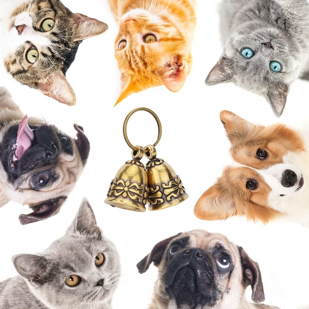 kcrygogo Copper Collar Bell for Small Pet, 0.7 inch Cats and Small…