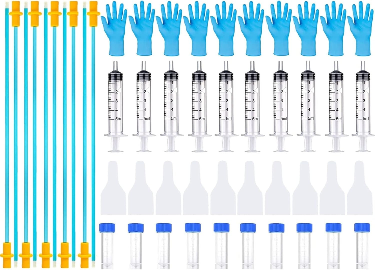 10 Set AI Artificial Insemination Dog Breeding Kit, Canine Tube New