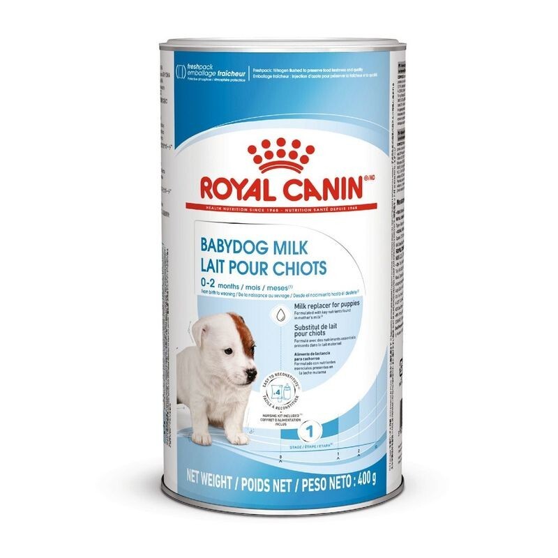 ROYAL CANIN 400g BABY DOG PUPPY MILK KIT WHELPING WITH BOTTLE & TEATS Tracked 48