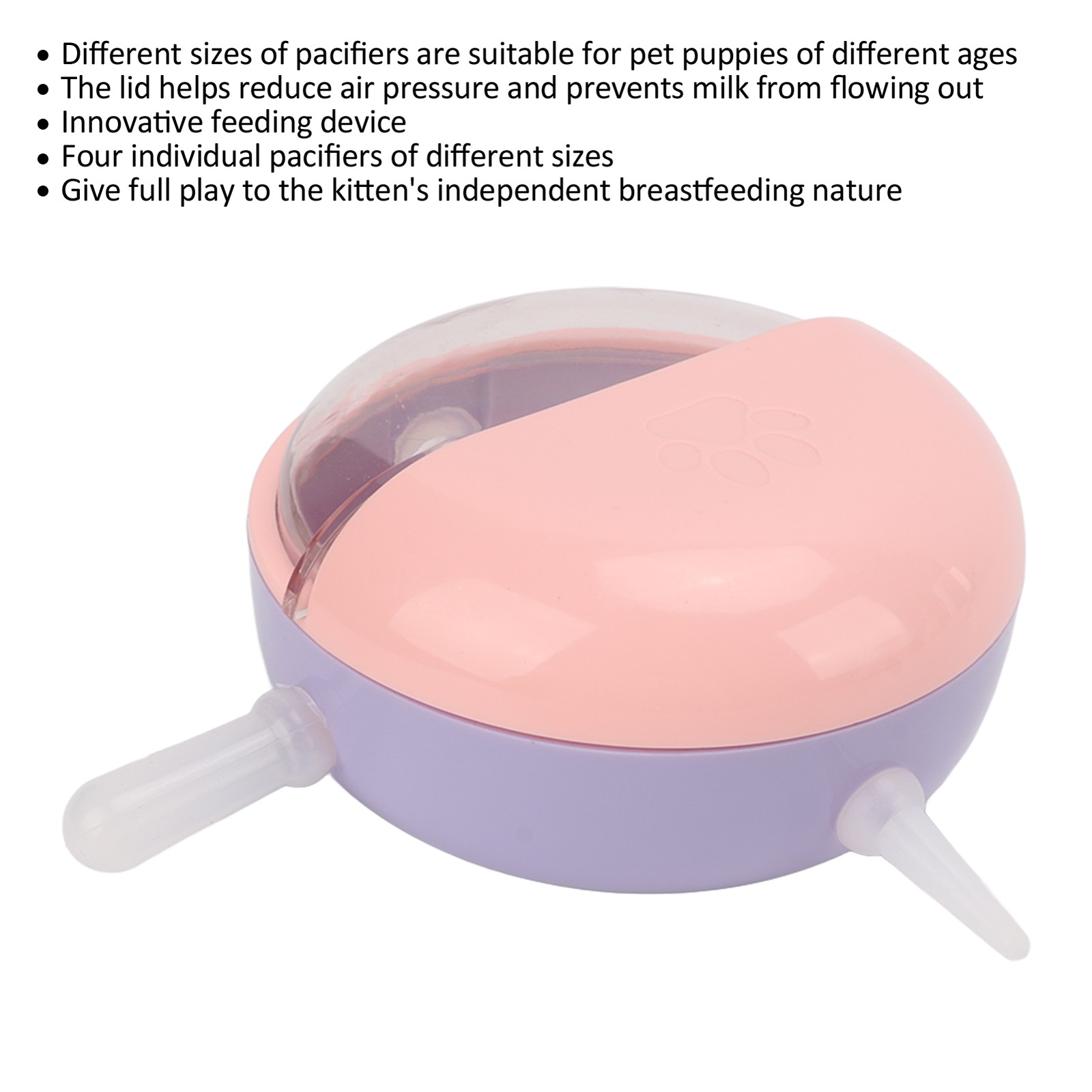 Puppy Milk Feeder Biodegradable Safe Silicone For Small Pets Easy To Use