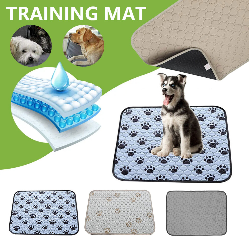 Reusable Pets Pee Pads Mat Washable Puppy House Training Pads 4 Size 4 Colors