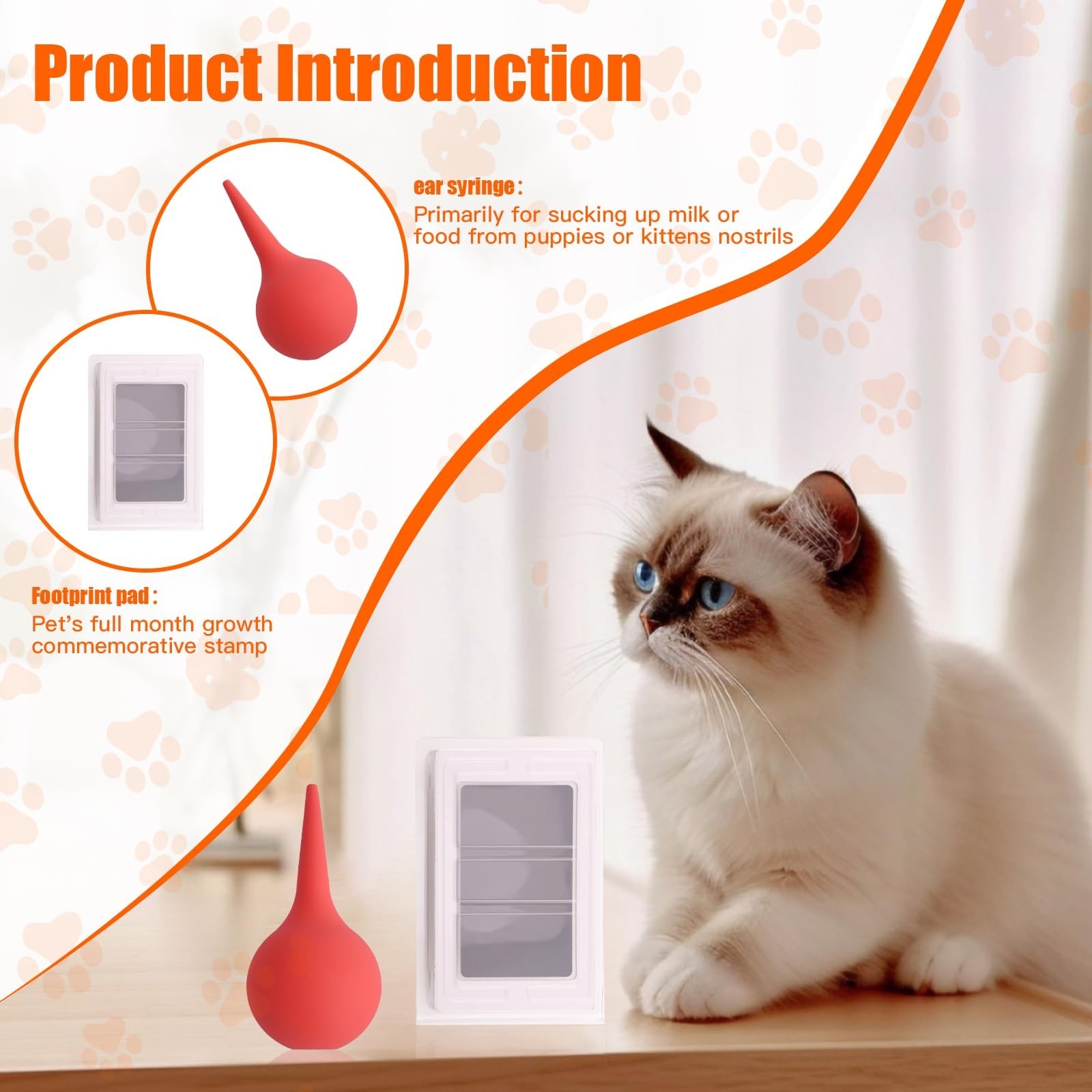 Whelping Kit for Puppies & Kittens – Birthing Supplies, Feeding Set & Collars