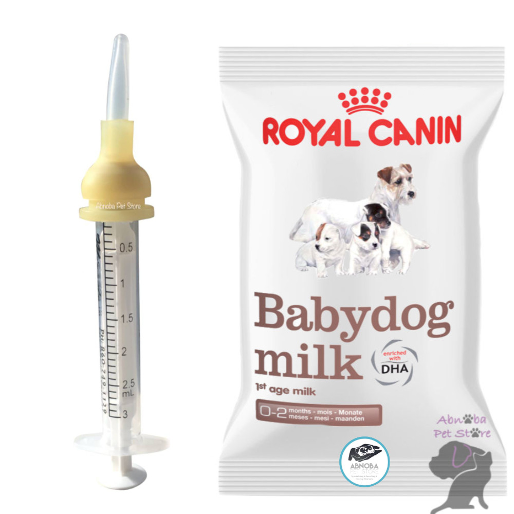 Cleft Palate Longer Nipple Nurser & FREE Royal Canin Babydog Milk Puppy Whelping