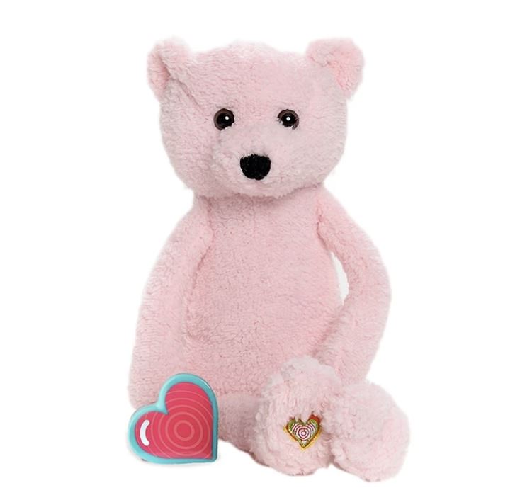 vintage pink teddy bear