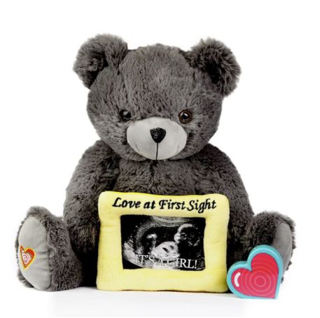 My Baby's Heartbeat Gray Love Bear Kit