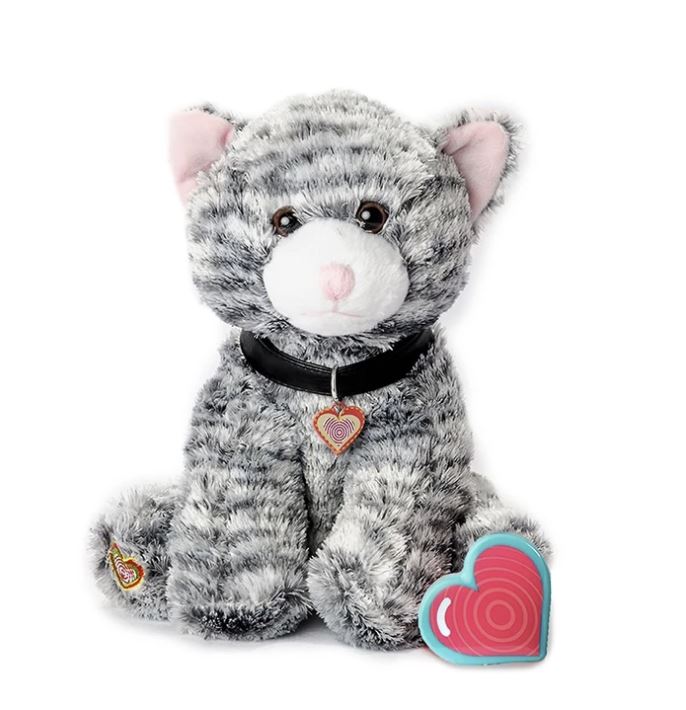 stuffed animal with heartbeat for kittens