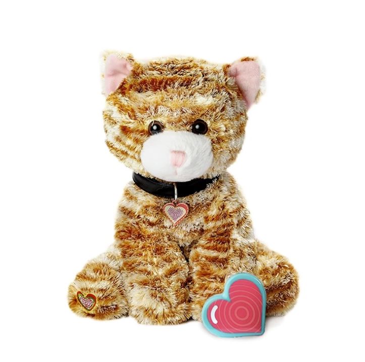 stuffed animal with heartbeat for kittens