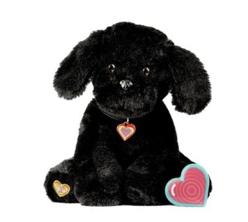My Baby's Heartbeat Bear Black Puppy