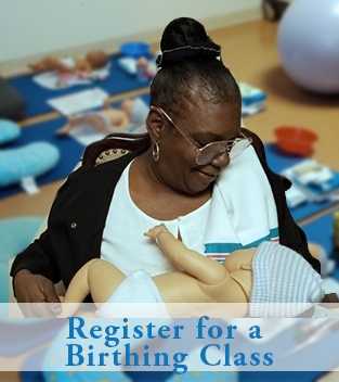 register for birthing class